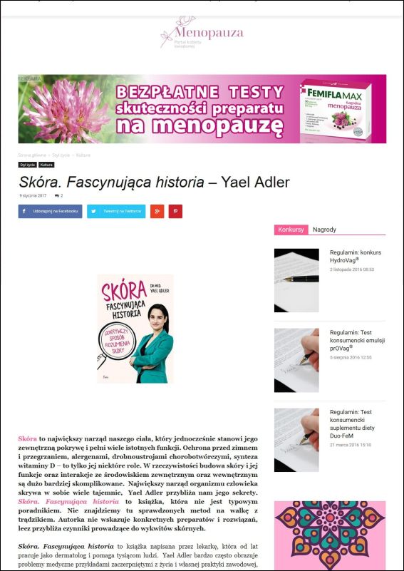 Skóra. Fascynujaca historia – Yael Adler